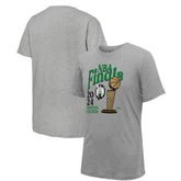 Boston Celtics Stadium Essentials Unisex 2024 NBA Finals Revolution T-Shirt Heather Gray