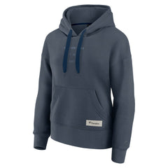 Chicago Cubs Fanatics Women's Elements Future Ground Subtle Tonal Pullover Hoodie - Blue Hoodies