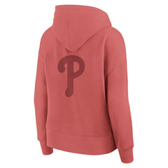 Philadelphia Phillies Fanatics Women's Elements Future Ground Subtle Tonal Pullover Hoodie - Red Hoodies