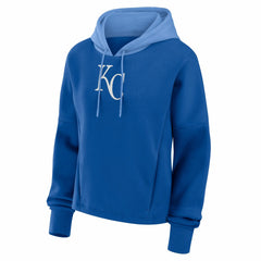 Kansas City Royals Fanatics Women's Oversized Legacy Favorite Spectator Pullover Hoodie - Royal Hoodies