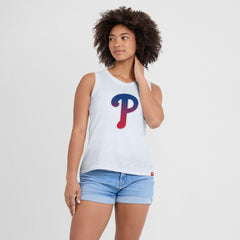 Philadelphia Phillies Fanatics Women's Activate Slub Tank Top - White Tanks