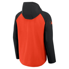 Baltimore Orioles Nike Authentic Collection Raglan Performance Full-Zip Jacket - Orange/Black Jackets