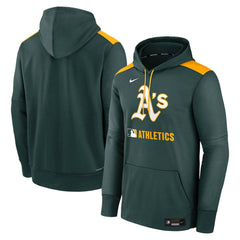 Athletics Nike Authentic Collection Performance Pullover Hoodie - Green Hoodies