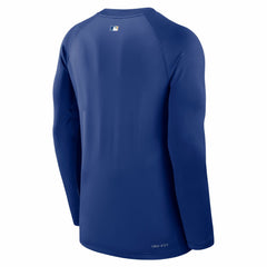 Kansas City Royals Nike Authentic Collection Game Time Raglan Dri-FIT Long Sleeve T-Shirt - Royal T-shirts