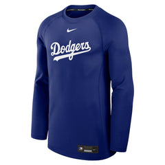 Los Angeles Dodgers Nike Authentic Collection Game Time Raglan Dri-FIT Long Sleeve T-Shirt - Royal T-shirts