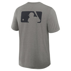 Cleveland Guardians Nike Authentic Collection Early Work Tri-Blend Dri-FIT T-Shirt - Heather Charcoal T-shirts