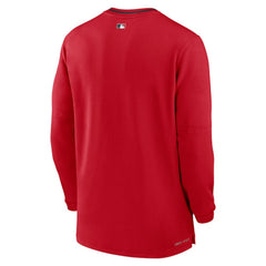 Washington Nationals Nike Authentic Collection Performance Half-Zip Top - Red Tops