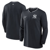 New York Yankees Nike Authentic Collection Performance Half-Zip Top - Navy Tops
