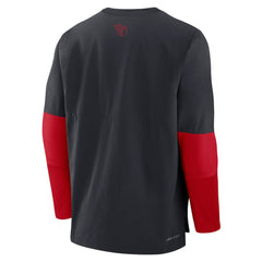 Cleveland Guardians Nike Authentic Collection Player Dri-FIT Lightweight Pullover - Navy/Red Pullover