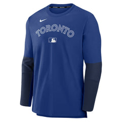 Toronto Blue Jays Nike Authentic Collection Player Dri-FIT Lightweight Pullover - Royal/Navy Pullover