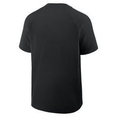 Baltimore Orioles Nike Authentic Collection Raglan Short Sleeve Windshirt - Black