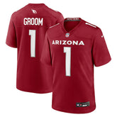 Number 1 Groom Arizona Cardinals Game Jersey - Cardinal Jerseys