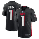 Number 1 Groom Atlanta Falcons Game Jersey - Black Jerseys