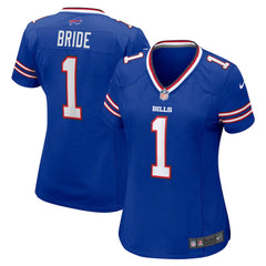 Number 1 Bride Buffalo Bills Women's Game Jersey - Royal Jerseys