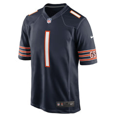 Number 1 Groom Chicago Bears Game Jersey - Navy Jerseys