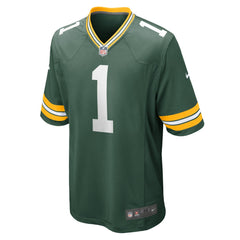 Number 1 Groom Green Bay Packers Game Jersey - Green Jerseys