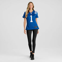 Number 1 Bride Indianapolis Colts Women's Game Jersey - Royal Jerseys