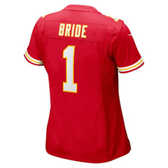 Number 1 Bride Kansas City Chiefs Women's Game Jersey - Red Jerseys