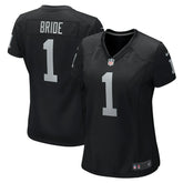 Number 1 Bride Las Vegas Raiders Women's Game Jersey - Black Jerseys