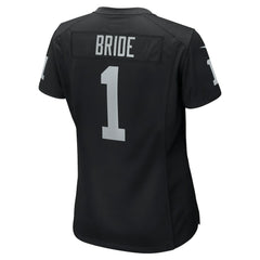 Number 1 Bride Las Vegas Raiders Women's Game Jersey - Black Jerseys
