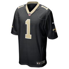 Number 1 Groom New Orleans Saints Game Jersey - Black Jerseys