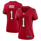 Number 1 Bride Tampa Bay Buccaneers Women's Game Jersey - Red Jerseys