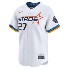 Jose Altuve Houston Astros Nike 2025 City Connect Limited Player Jersey - White Jerseys