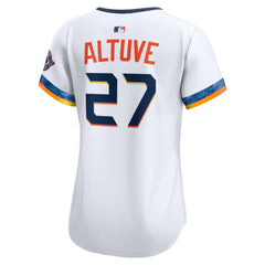 Jose Altuve Houston Astros Nike Women's 2025 City Connect Limited Jersey - White Jerseys