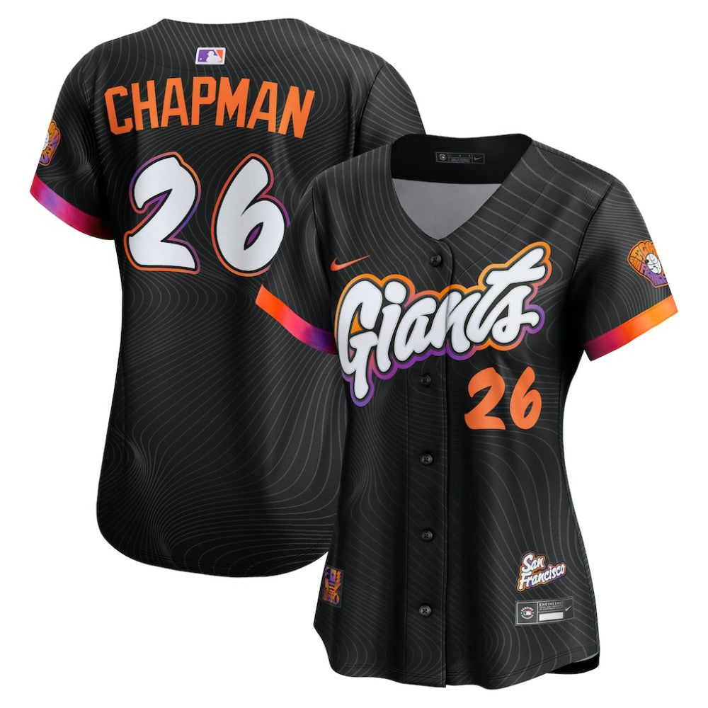 Matt Chapman San Francisco Giants Nike Women's 2025 City Connect Limited Jersey - Anthracite Jerseys