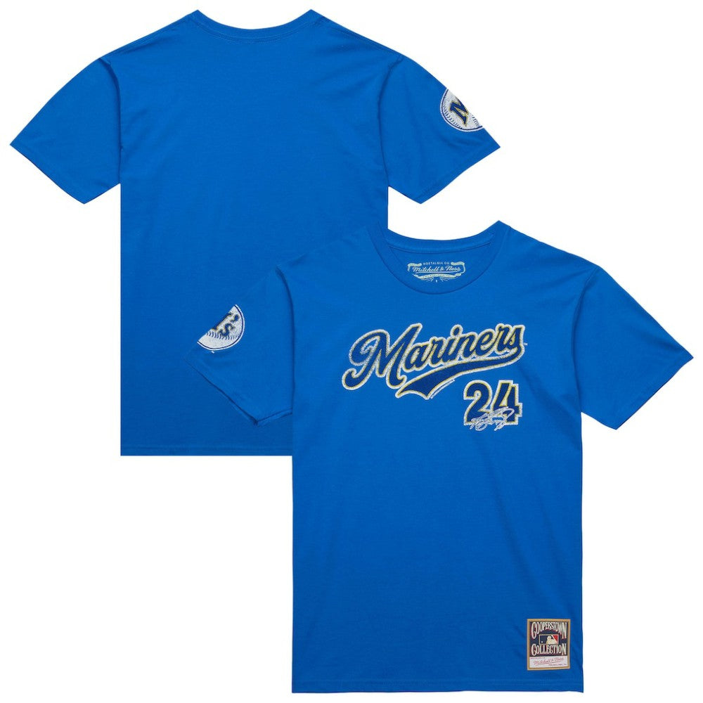 Ken Griffey Jr. Seattle Mariners Mitchell & Ness Cooperstown Collection Player T-Shirt - Royal T-shirts