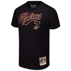 Craig Biggio Houston Astros Mitchell & Ness Cooperstown Collection Player T-Shirt - Black T-shirts