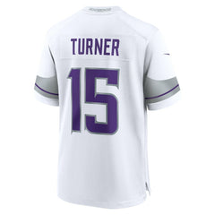 Dallas Turner Minnesota Vikings Alternate Game Jersey - White Jerseys