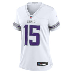 Dallas Turner Minnesota Vikings Women's Alternate Game Jersey - White Jerseys