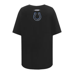 Indianapolis Colts Pro Standard Women's Indiana Nights Colts Oversized T-Shirt - Black T-shirts