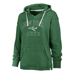New York Jets '47 Women's Plus Size Clarity Kennedy Pullover Hoodie - Kelly Green Hoodies
