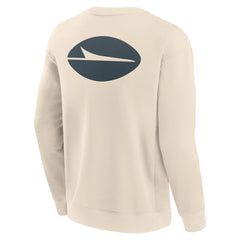 New York Jets Elements Future Ground Lettering Pullover Sweatshirt - Cream Pullover