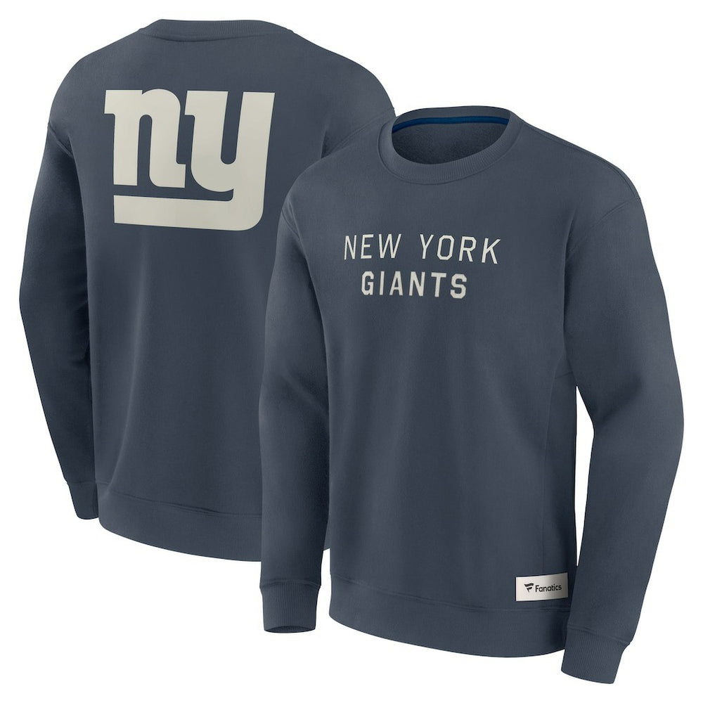New York Giants Elements Future Ground Lettering Pullover Sweatshirt - Navy Pullover