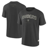Las Vegas Raiders Elements Weathered Tonal Future Ground T-Shirt - Charcoal T-shirts