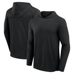 New York Jets Front Office Power Mono Long Sleeve Hoodie T-Shirt - Black Hoodies