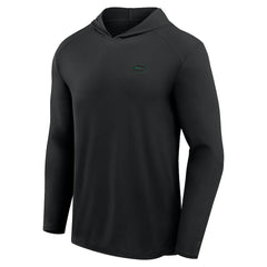 New York Jets Front Office Power Mono Long Sleeve Hoodie T-Shirt - Black Hoodies