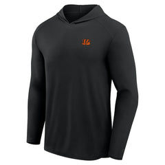 Cincinnati Bengals Front Office Power Mono Long Sleeve Hoodie T-Shirt - Black Hoodies