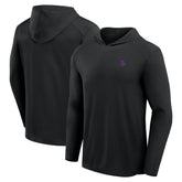 Minnesota Vikings Front Office Power Mono Long Sleeve Hoodie T-Shirt - Black Hoodies