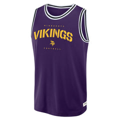 Minnesota Vikings Elements Future Ground Jersey Tank Top - Purple Jerseys