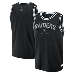 Las Vegas Raiders Elements Future Ground Jersey Tank Top - Black Jerseys