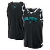 Miami Dolphins Elements Future Ground Jersey Tank Top - Black Jerseys
