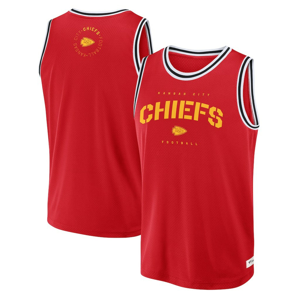 Kansas City Chiefs Elements Future Ground Jersey Tank Top - Red Jerseys