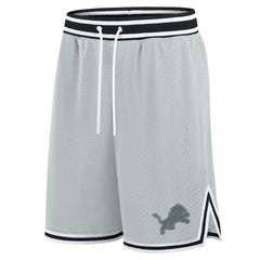 Detroit Lions Elements Future Ground Shorts - Silver Shorts