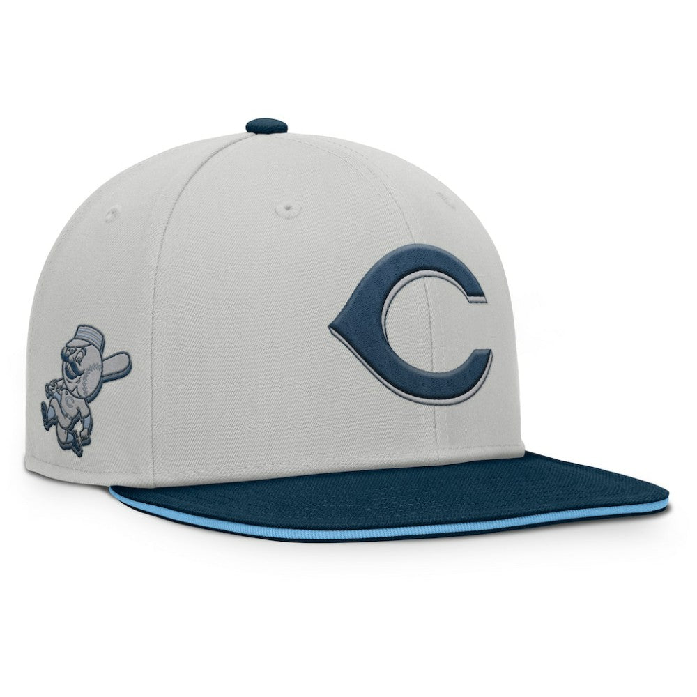 Cincinnati Reds Fanatics Knuckleball Snapback Hat - Gray Hats