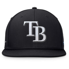 Tampa Bay Rays Fanatics Walk-Off Bullpen Snapback Hat - Black Hats