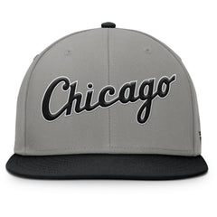 Chicago White Sox Fanatics Clubhouse Dugout Fitted Hat - Gray/Black Hats